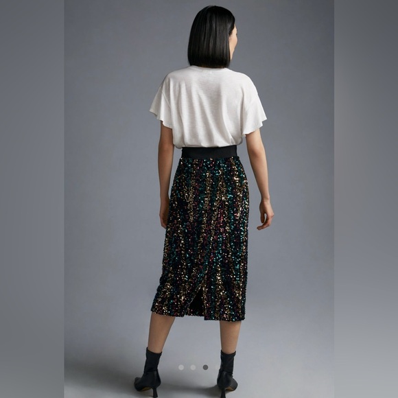 STELLA NOVA CAMMA SEQUIN SKIRT, Size 10, *Amazing holiday & party skirt!* - Picture 8 of 10